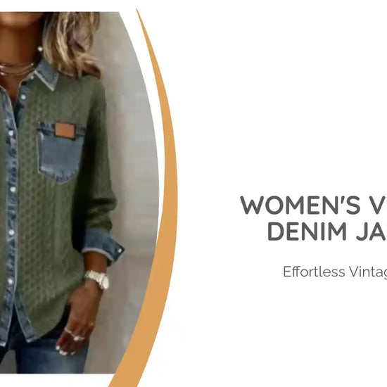Women's Vintage Denim Jacket by@Outfy